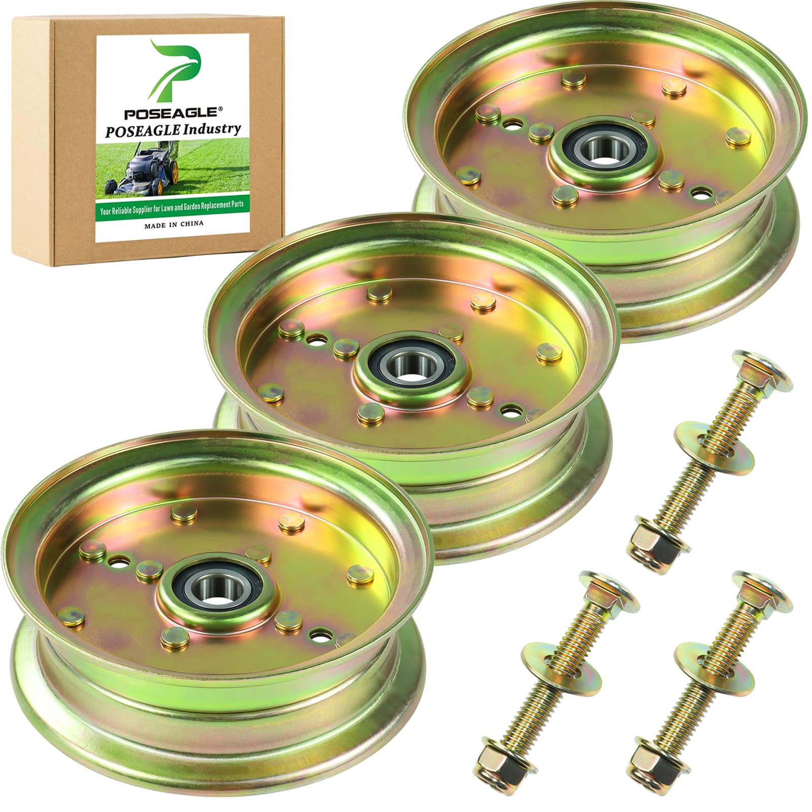 Amazon.com : POSEAGLE 3 Pack 539132728 Idler Pulley Replaces